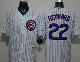 Chicago Cubs #22 Jason Heyward White Strip New Cool Base Stitched MLB Jersey,baseball caps,new era cap wholesale,wholesale hats